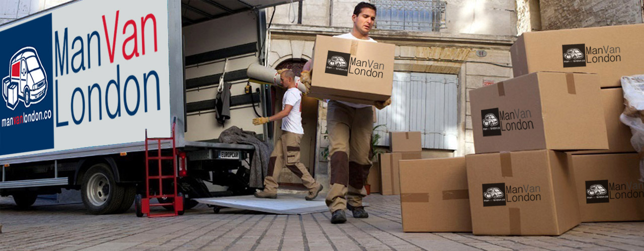 man-with-van-&-packing-boxes